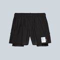 RIPPY CORDURA 5 TRAIL SHORTS - BLACK
