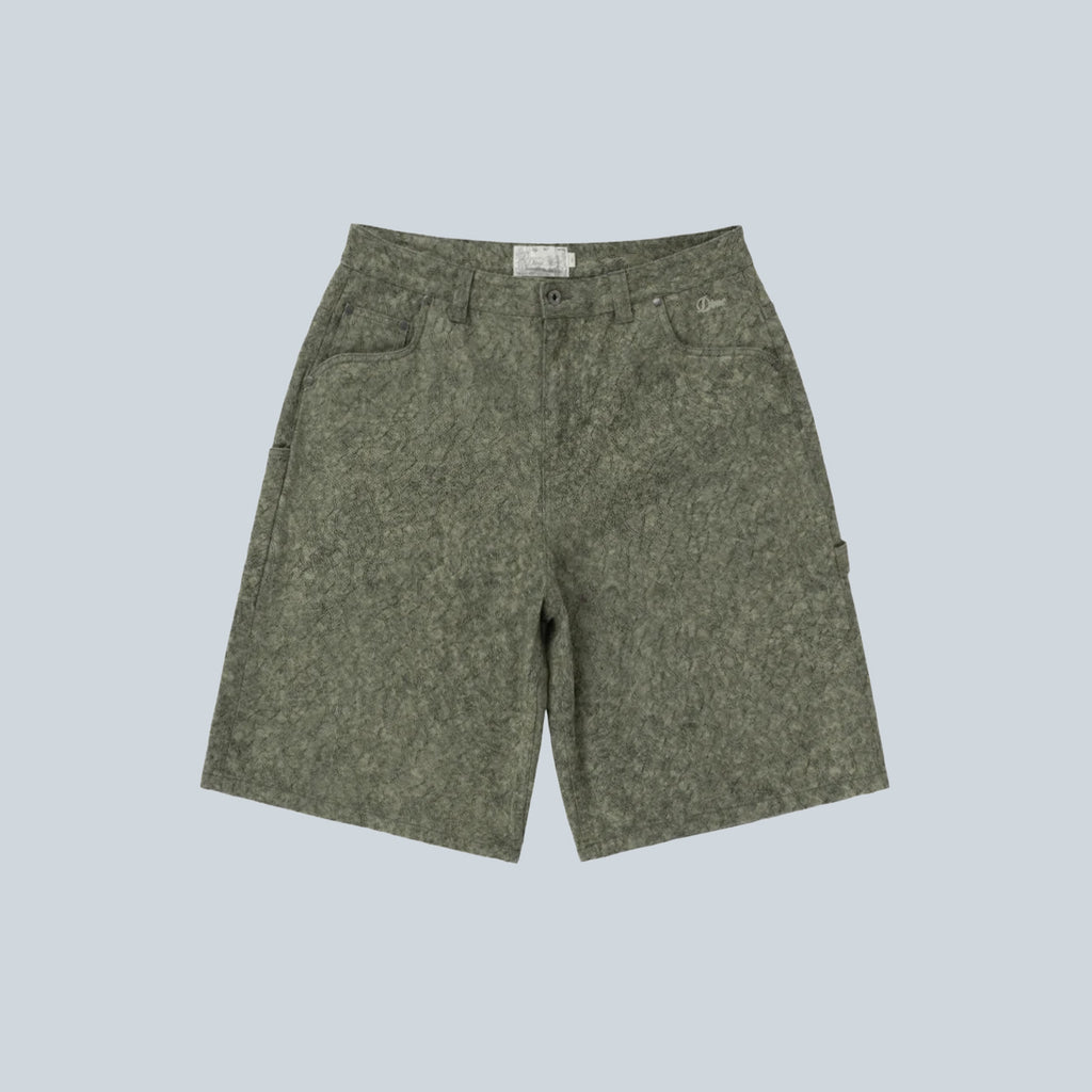 CLASSIC DENIM SHORTS - ELECTRIC GREEN