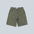 CLASSIC DENIM SHORTS - ELECTRIC GREEN