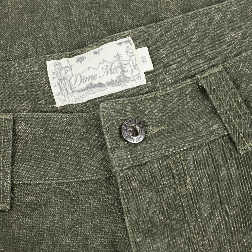 CLASSIC DENIM SHORTS - ELECTRIC GREEN