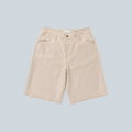 BAGGY HOUNDSTOOTH SHORTS - BEIGE