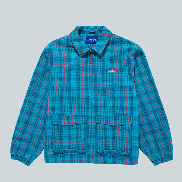 AWAKE NY COACHES JACKET - BLUE image 0