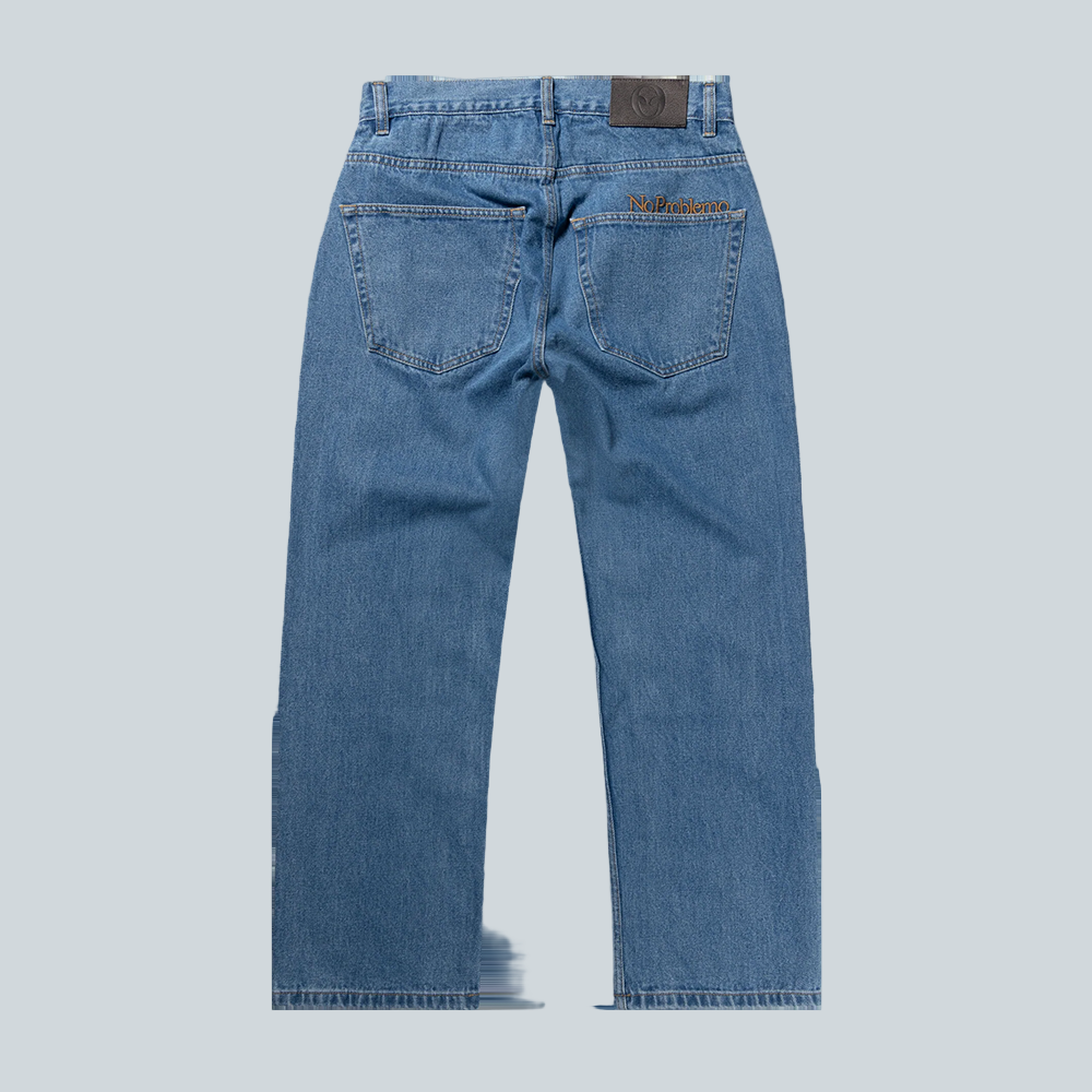 NO PROBLEMO BAGI JEAN - BLUE DENIM image 1