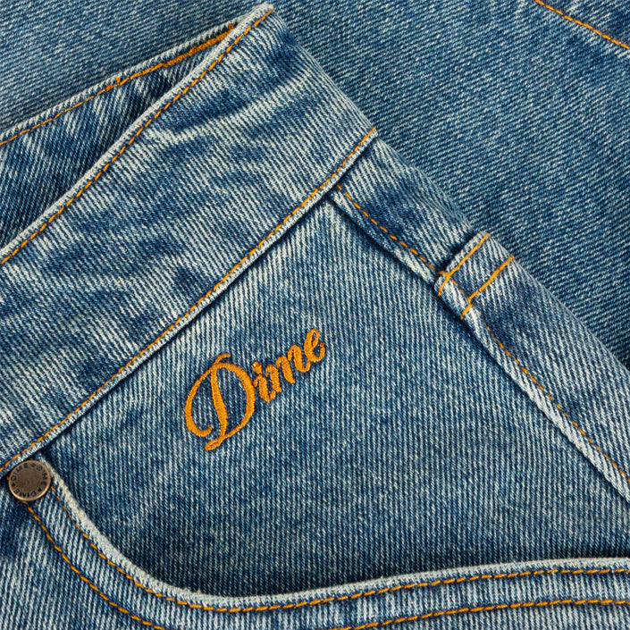 DIME MTL CARPENTERDENIM SHORTS - BLUE image 1