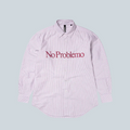 STRIPES LS OXFORD SHIRT - RED