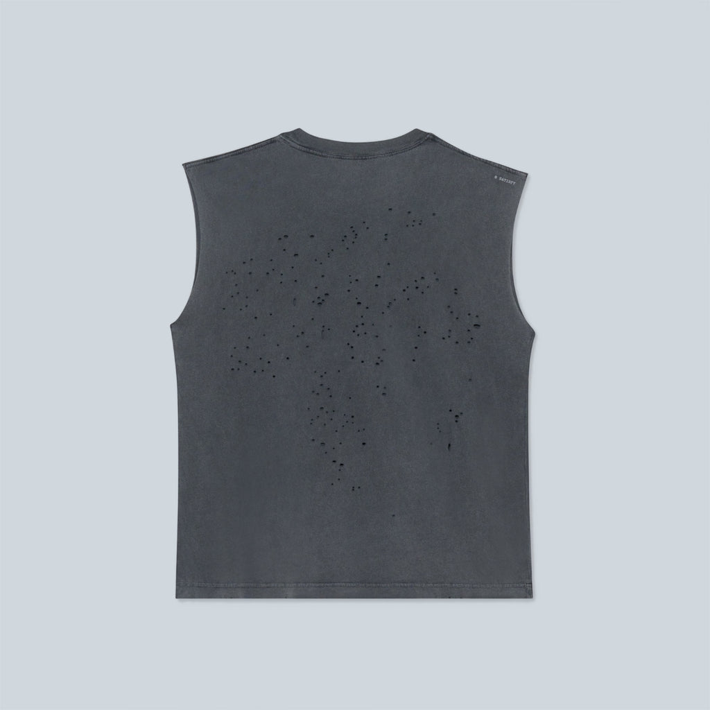 MOTHTECH MUSCLE TEE - AGED BLACK