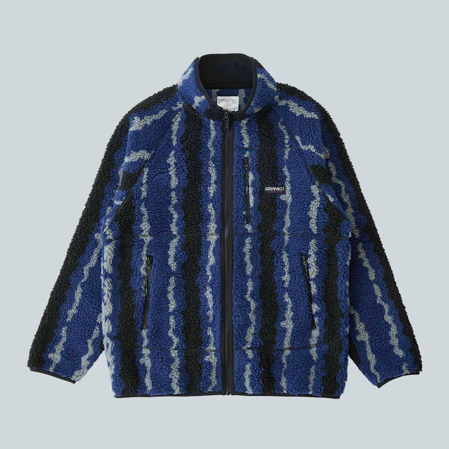 GRAMICCI RIPPLE SHERPA JACKET - NAVY RIPPLE image 0