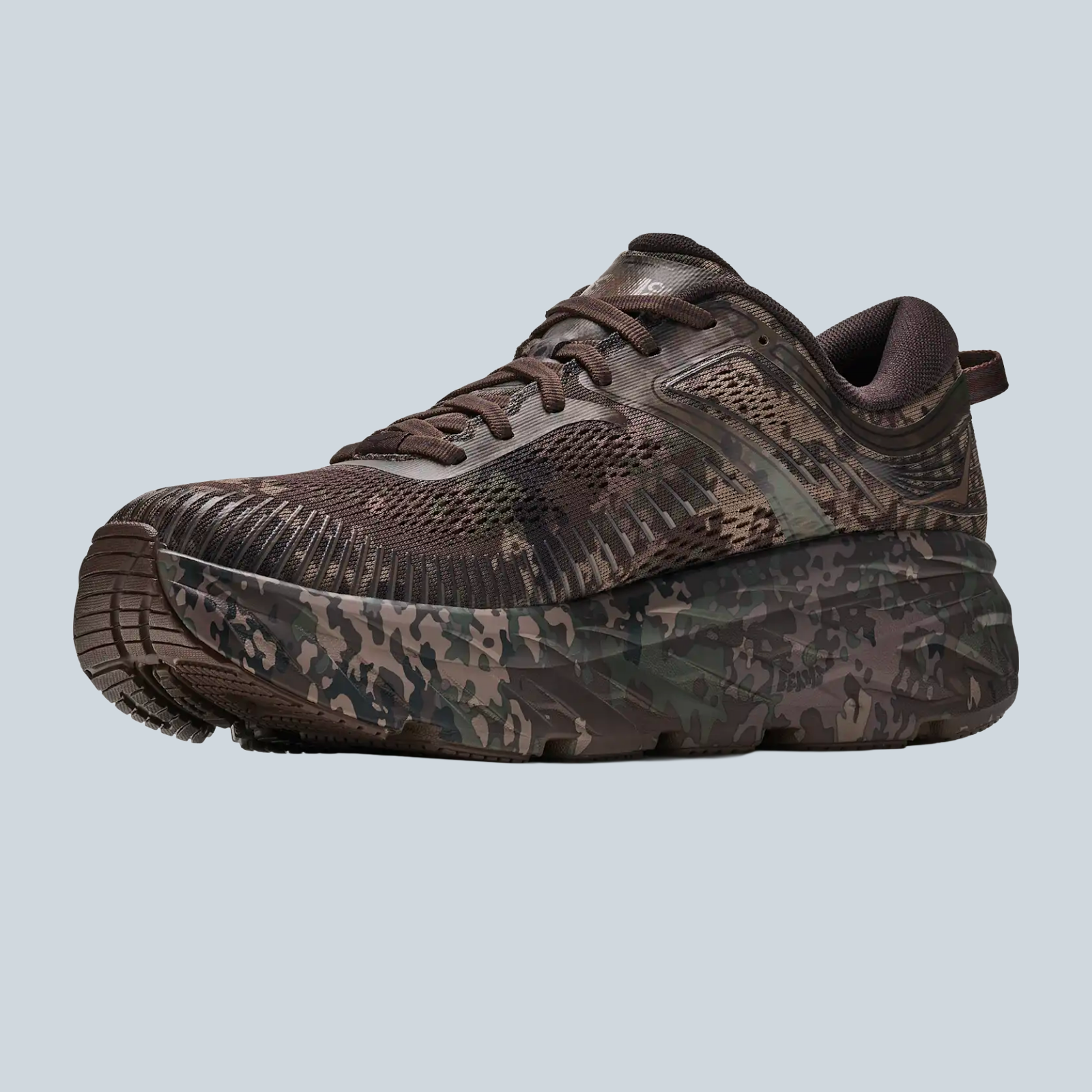 HOKA Bondi 7 BEAMS Chestnut Black Bean - trois-quarts
