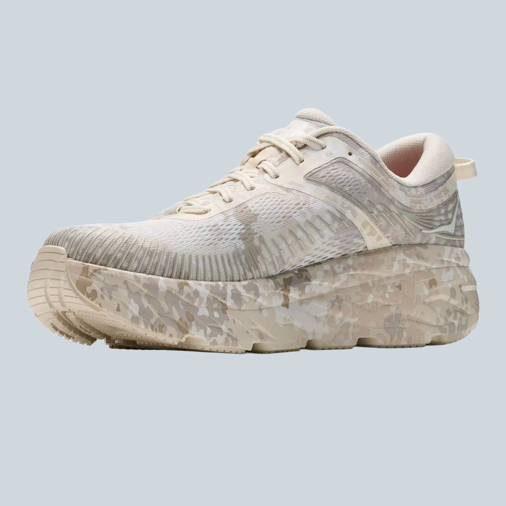 HOKA Bondi 7 BEAMS Turtledove Tidal Foam - trois-quarts