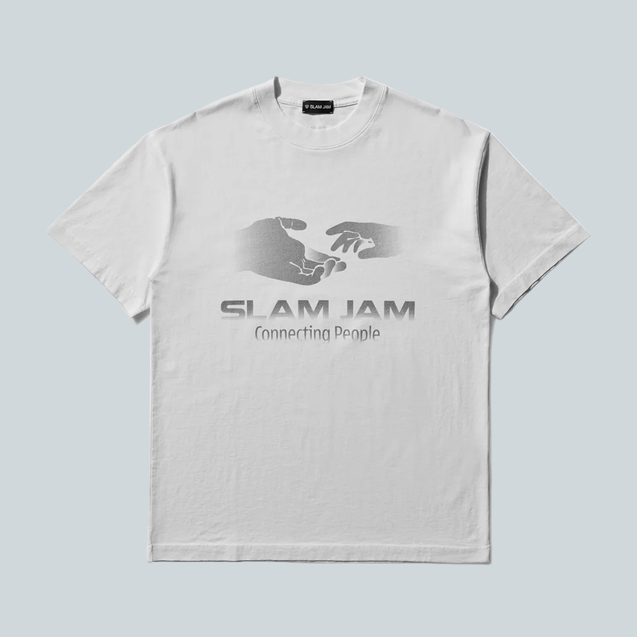 SLAM JAM CONNECTING TEE - WHITE image 0