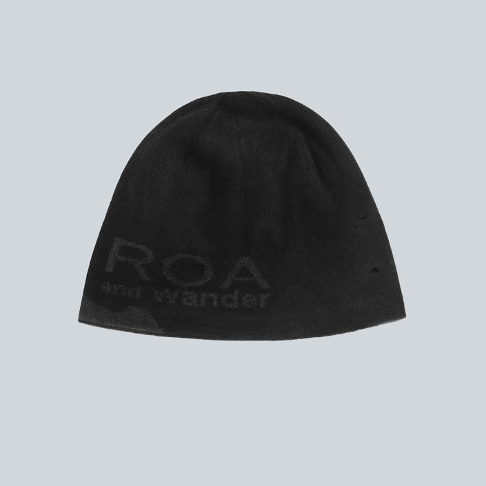 ROA X WRANGLER LOGO COTTON BEANIE - BLACK image 0