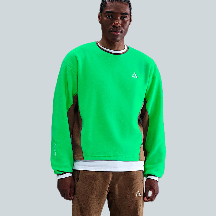 NIKE ACG WOLF TREE CREW - GREEN image 0