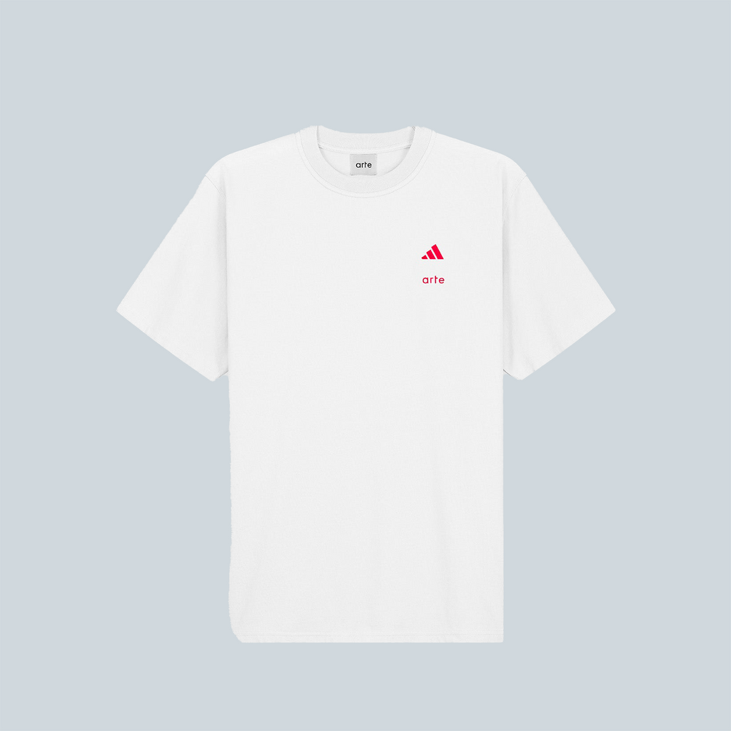TSHIRT - WHITE RED