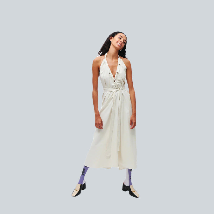 BASERANGE NODE DRESS - UNDYED image 1