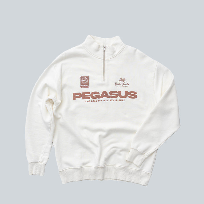 GOODIES SPORTIVE NEW PEGASUS HALFZIPPER - BUTTER image 0