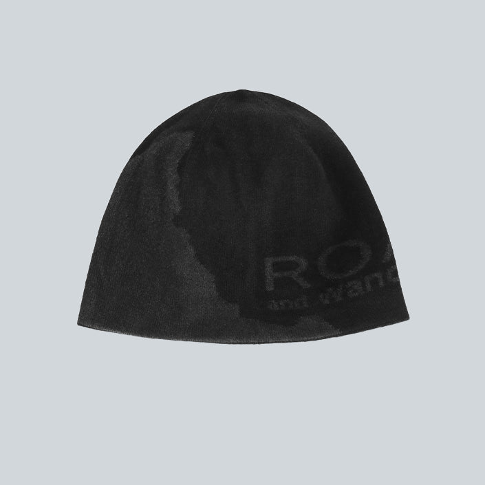 ROA X WRANGLER LOGO COTTON BEANIE - BLACK image 1