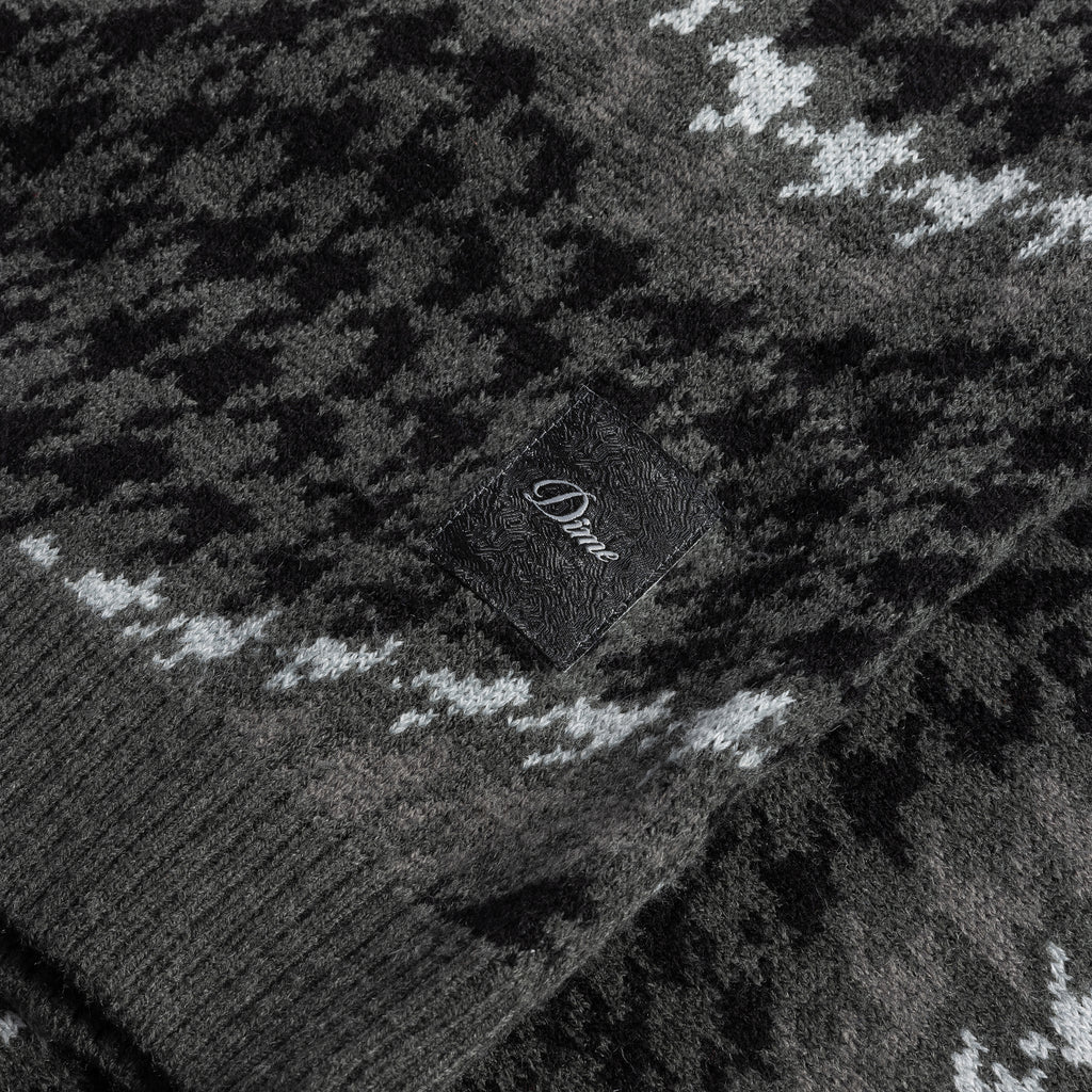 DIME MTL HOUNDSTOOTH KNIT - COAL image 3