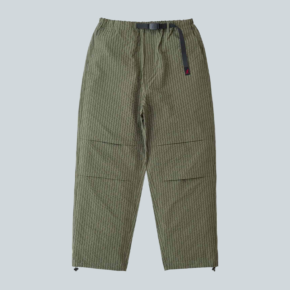 GRAMICCI NORTHSIDE PLAID PANT - OLIVE image 0