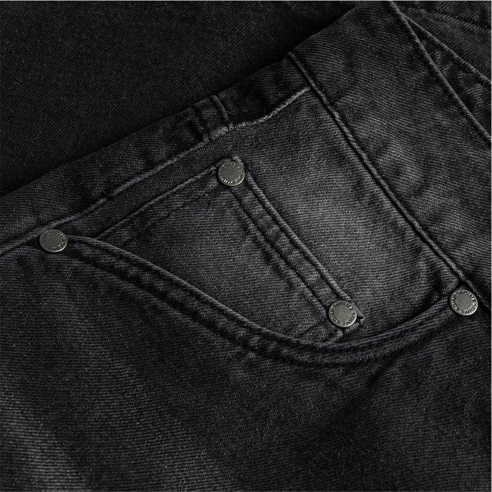 DIME MTL CARPENTER SHORT DENIM - SANDBLASTED BLACK image 4