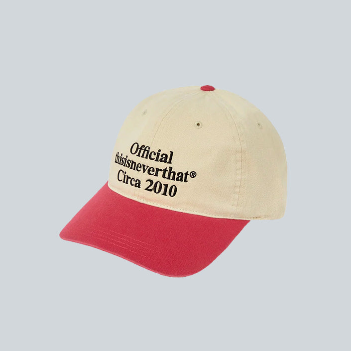 THISISNEVERTHAT TIMES CAP - IVORY PINK image 0