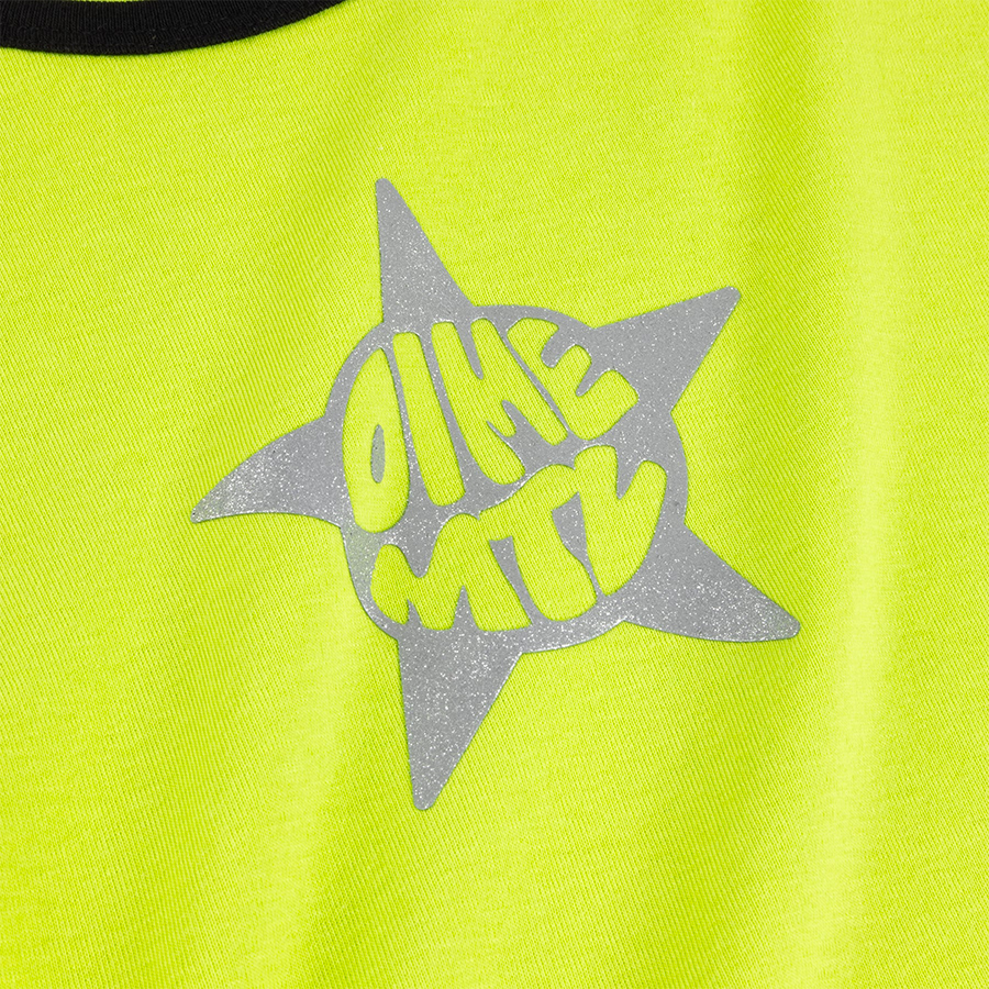 DIME MTL TEE BABY STAR - LIME image 1