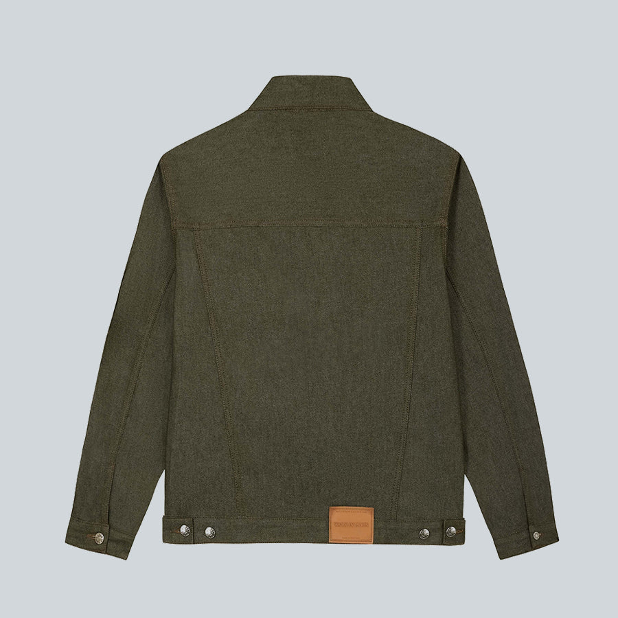 WALK IN PARIS LA VESTE EN JEAN DU JARDINIER - VERT image 1