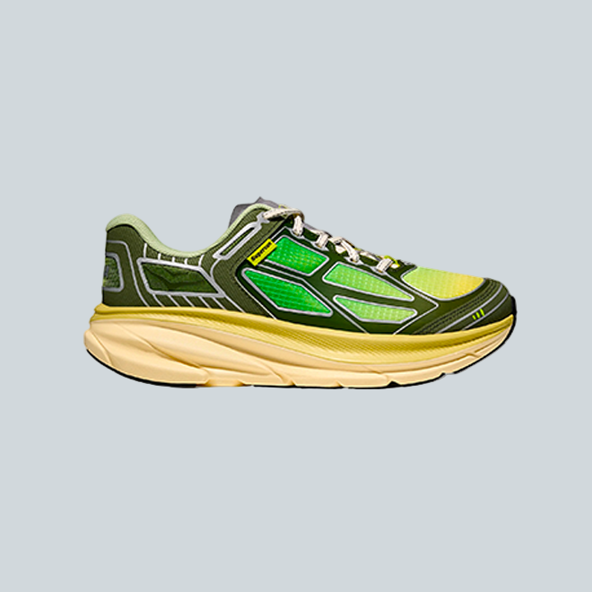 HOKA X SUPERVSN CLIFTON ONE9 - GREEN FLASH image 0