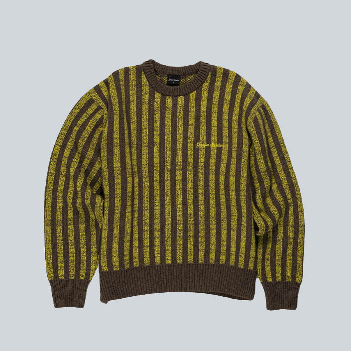 GOODIES SPORTIVE PRE INTERNET KNIT CASHMERE - BROWN MUSTARD image 0