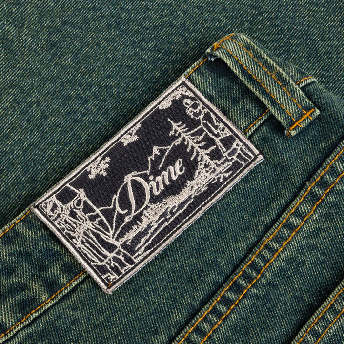 DIME MTL BAGGY DENIM PANTS - SANDBLASTED PINE image 1