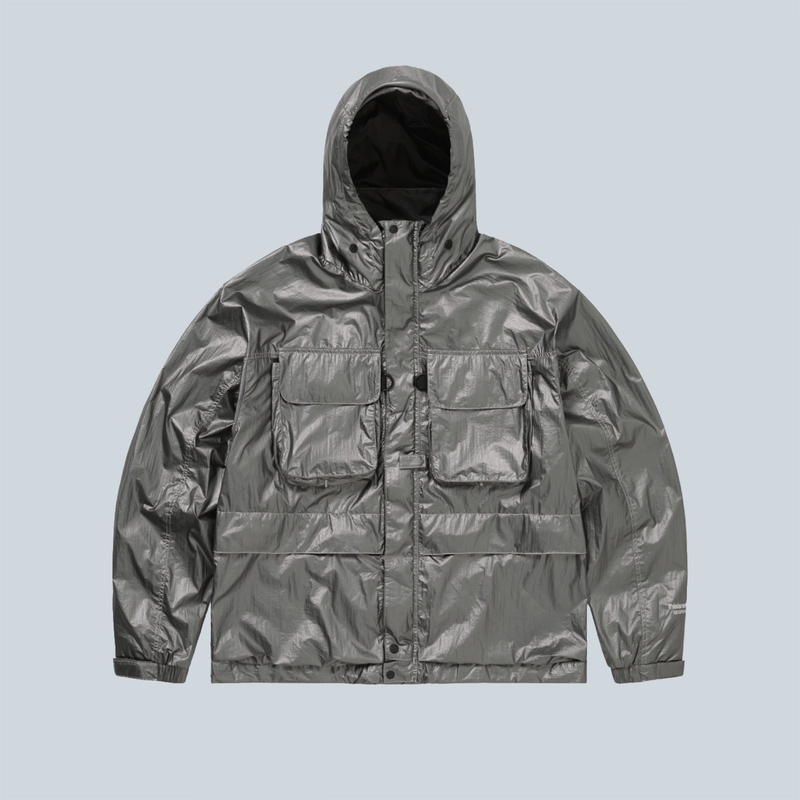 2L FISHING JACKET - DARK SILVER