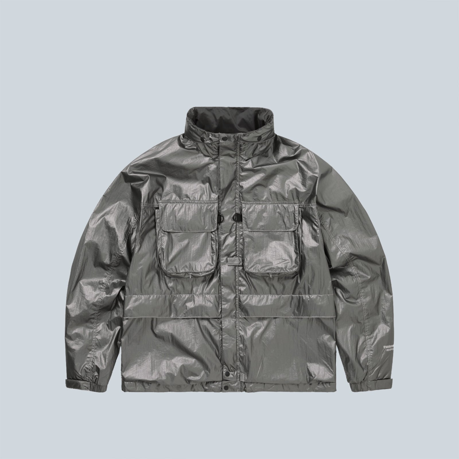 2L FISHING JACKET - DARK SILVER