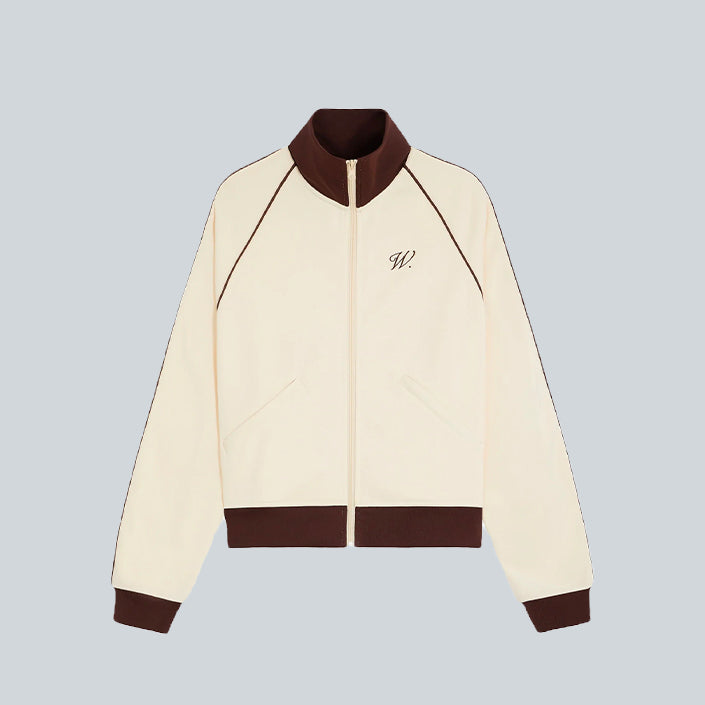 WALK IN PARIS SIGNATURE JOGGING JACKET - BEIGE image 0