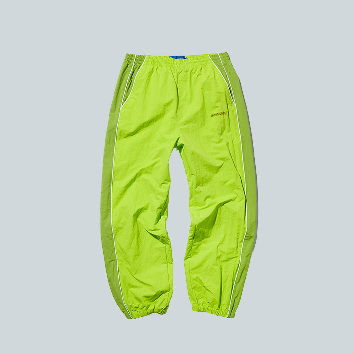 AWAKE NY DOUBLE PANEL TRACK PANTS - LIME image 0