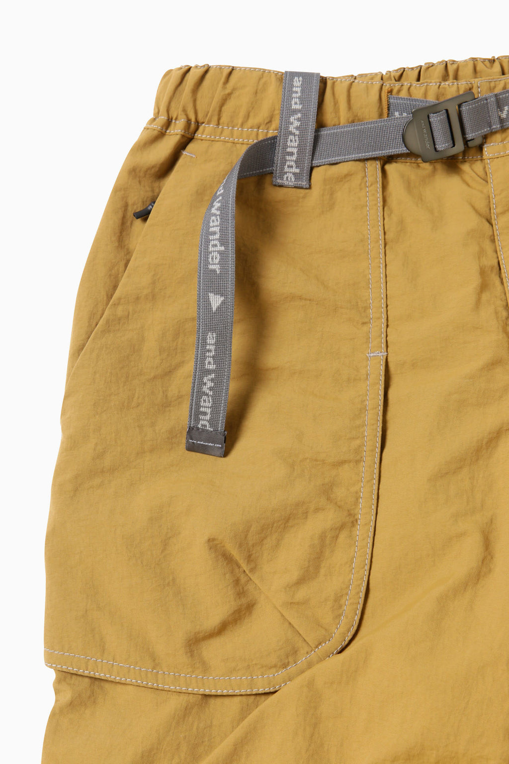 AND WANDER NY TAFFETA HIKER 2WAY PANTS - BEIGE 040 image 5