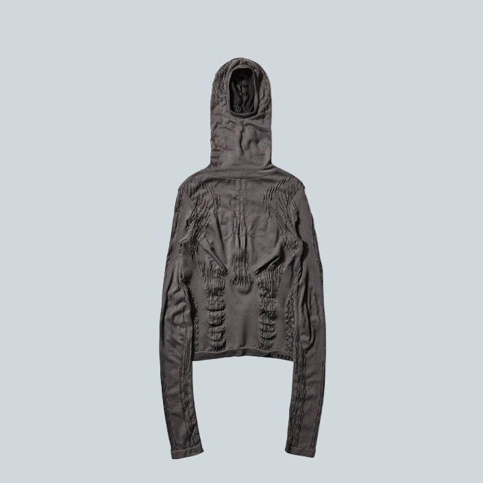 ROA AUNE DRYARN SEAMLESS KNIT TOP - GREY image 0