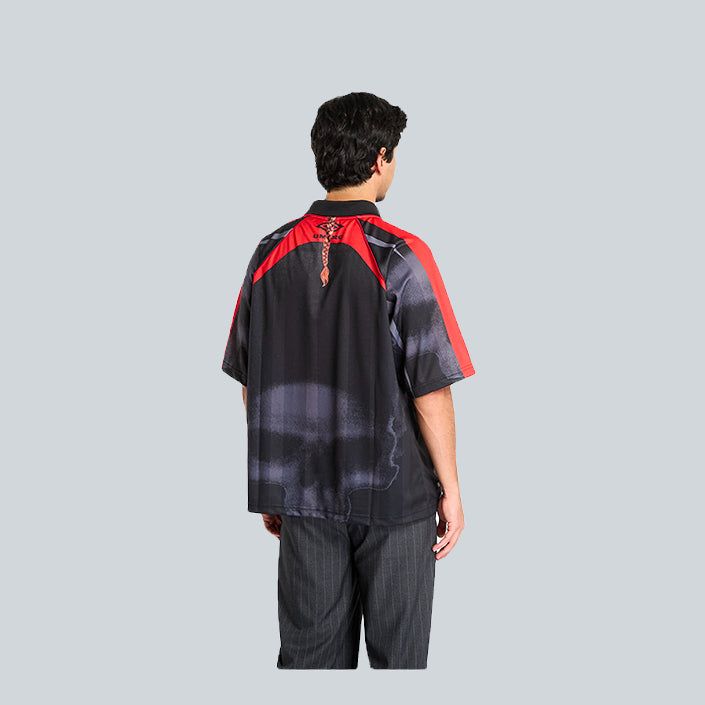 UMBRO 01 03 POLO - BLACK RED image 1