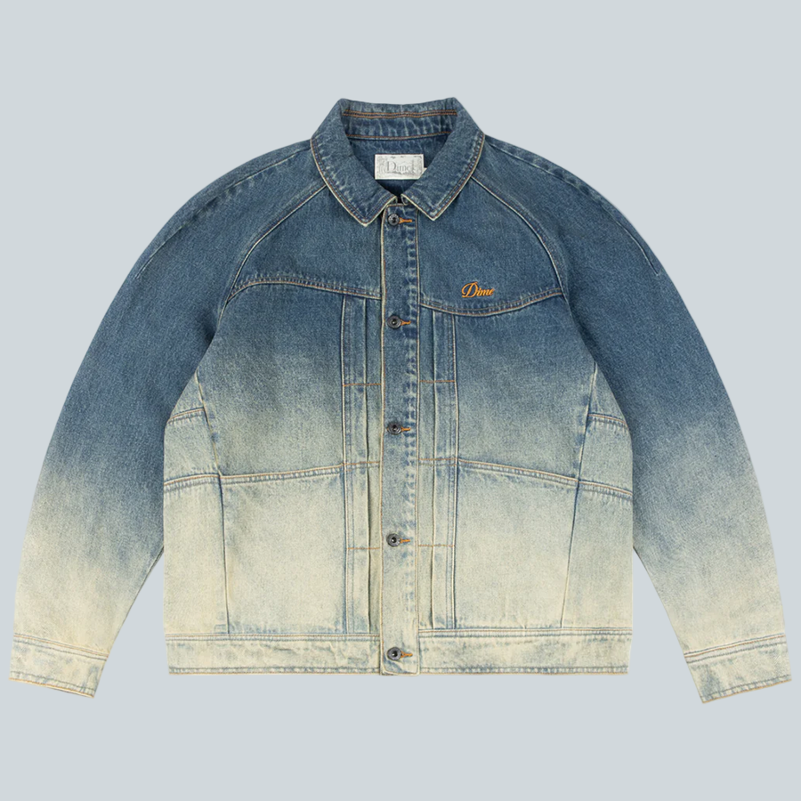 DIME MTL DENIM JACKET - DIPPED SANDBLASTED INDIGO image 0