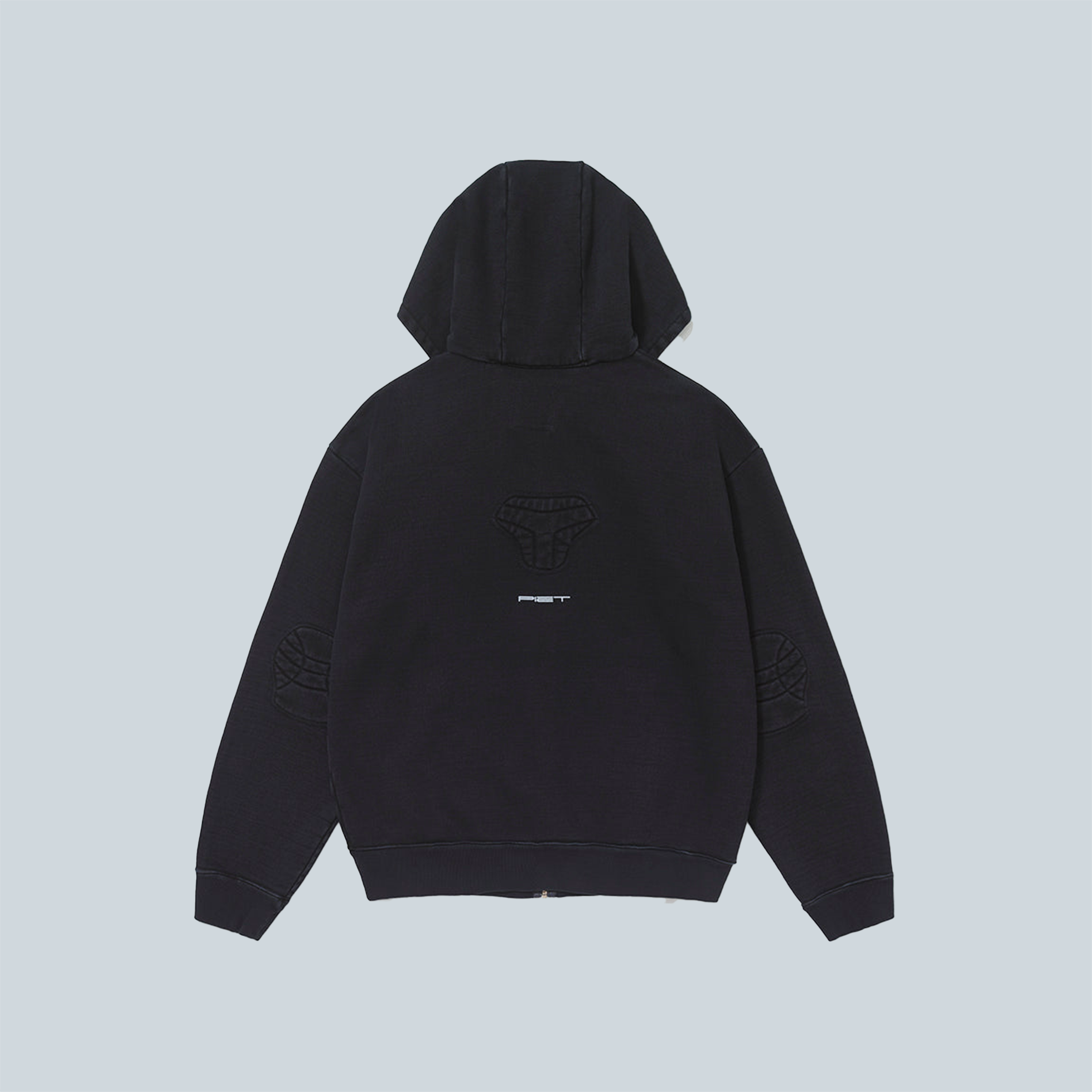 PADDED HOODIE - VINTAGE BLACK