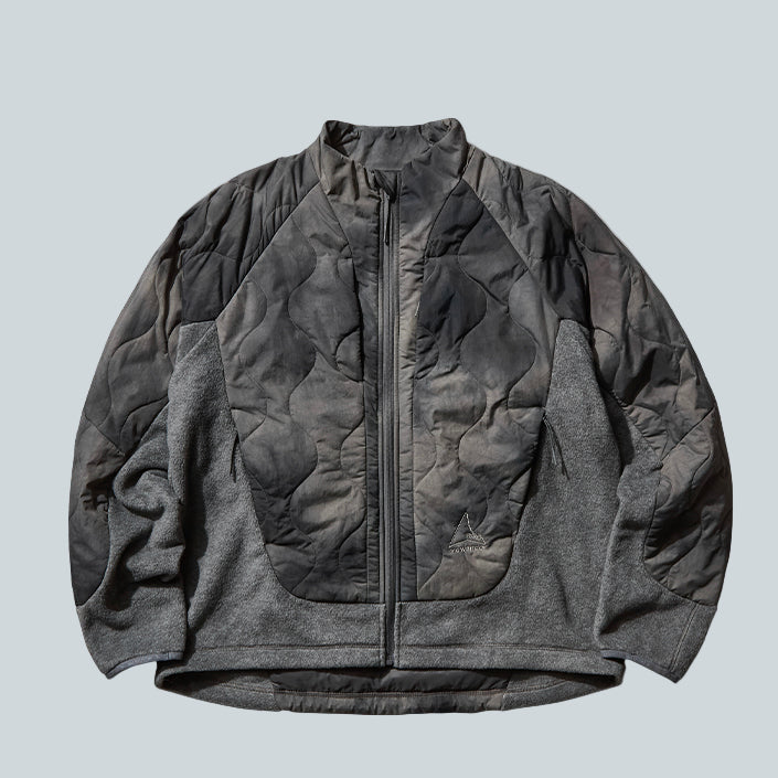 ROA X AND WANDER QUILTED FLEECE JACKET - GREY image 0