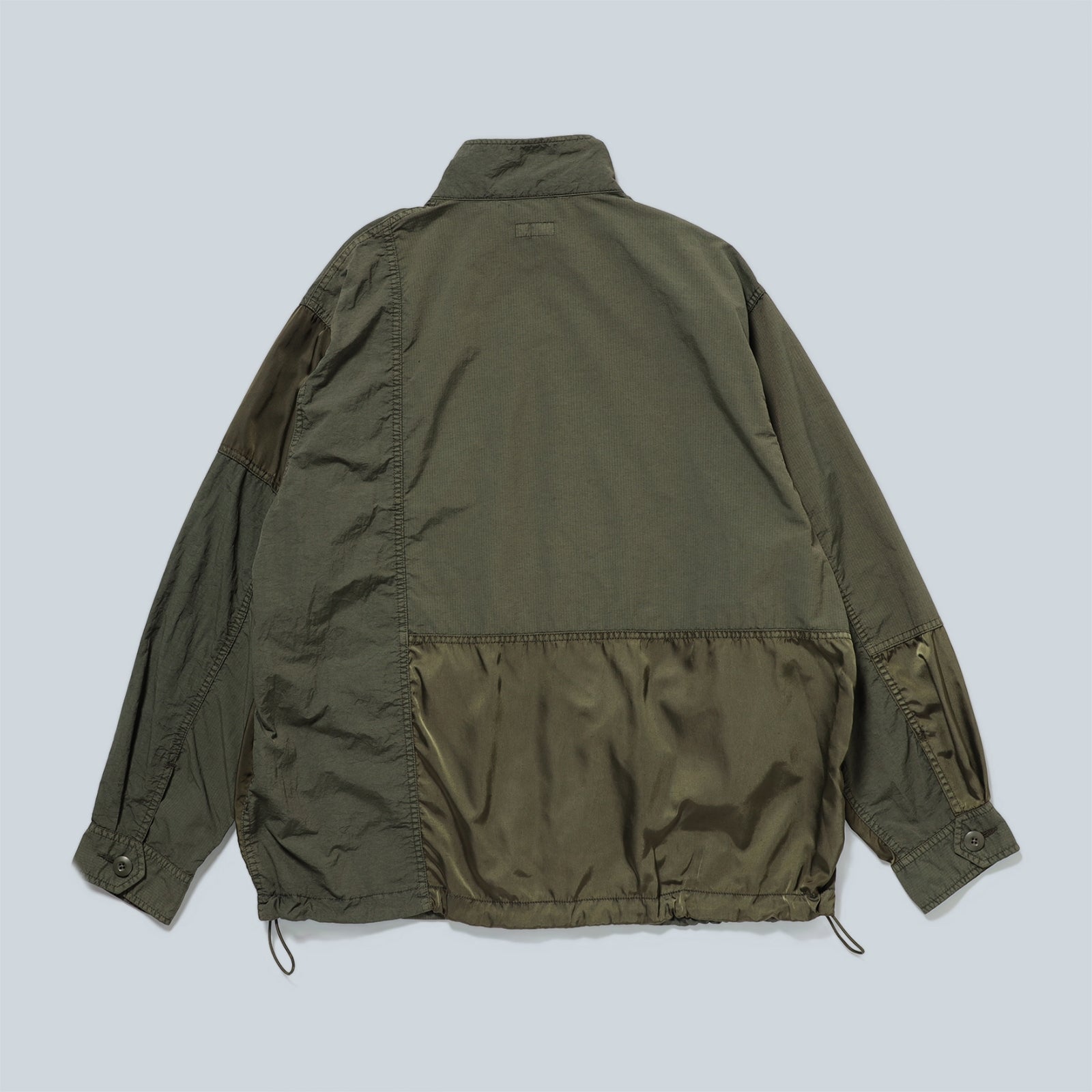 3 TYPES FABRIC GARMENT DYE M65 JACKET - OLIVE