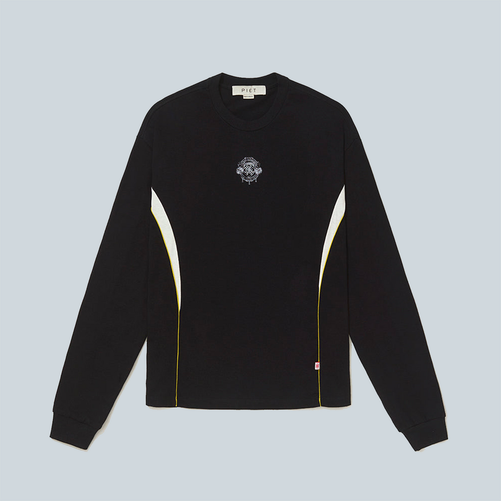 VEST LONG SLEEVE TSHIRT - BLACK