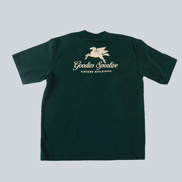 GOODIES SPORTIVE PEGASUS TEE - GREEN image 1