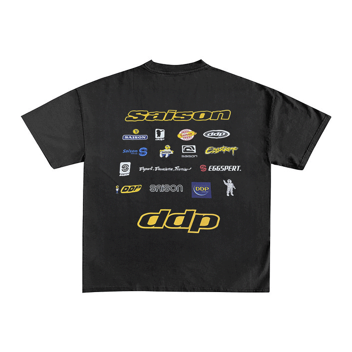 SAISON X DDP TEE SPONSOR - BLACK image 1