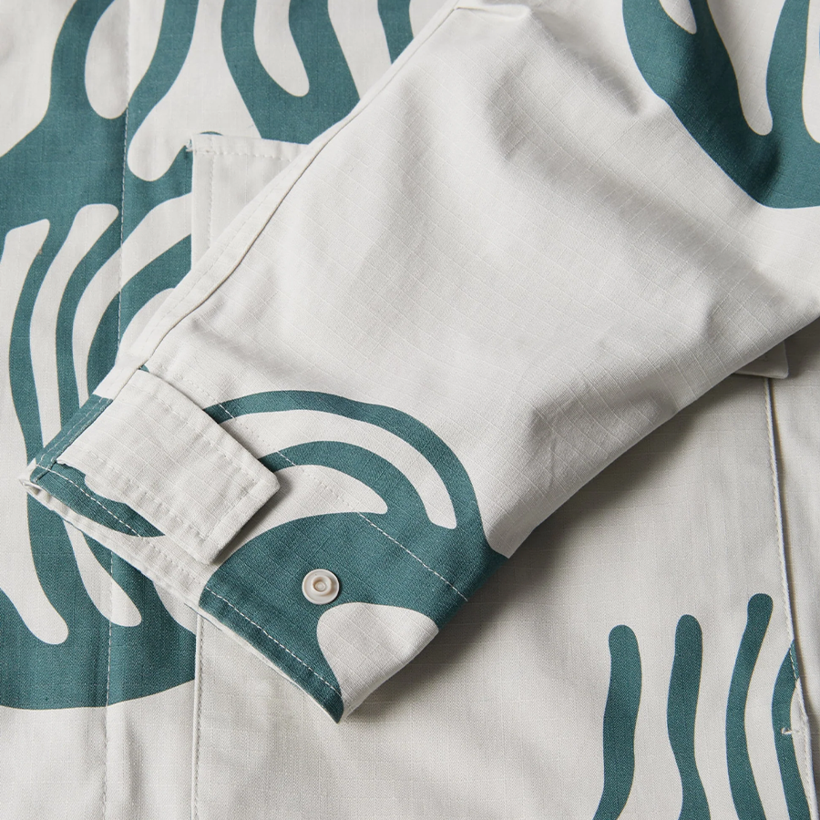 BY PARRA HALF BLOB HUNTING JACKET- GREY image 3