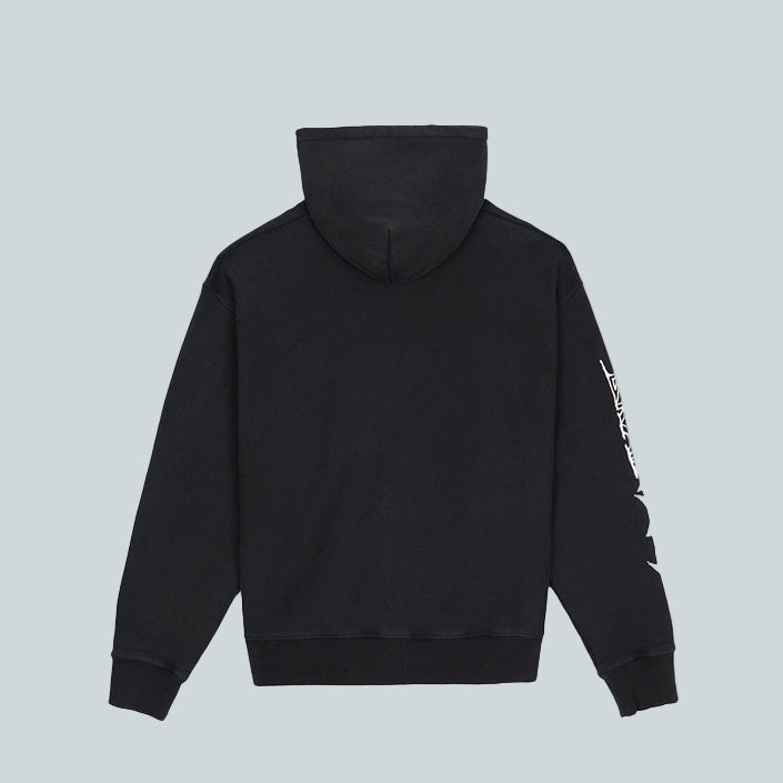 BRAIN DEAD NEURO FREE ASSOCIATION HOODIE - WASHED BLACK image 1