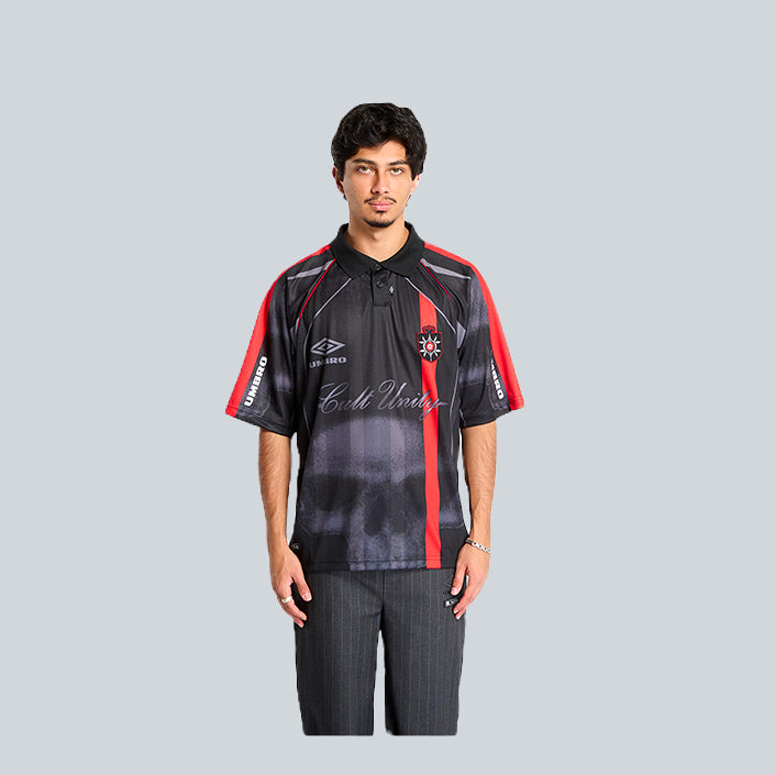 UMBRO 01 03 POLO - BLACK RED image 0