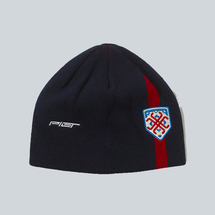 PIET EMBLEM BEANIE - BLUE image 0