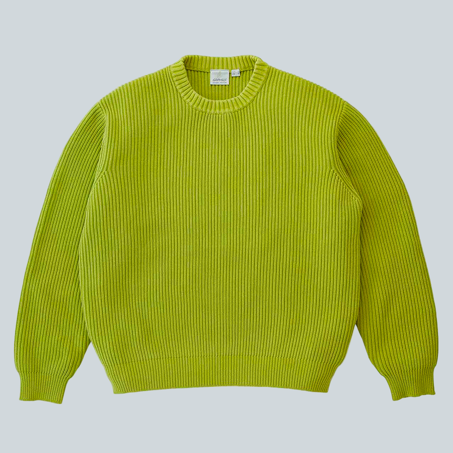 GRAMICCI COTTON KNIT SWEATER - MIST GREEN image 0