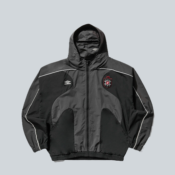 UMBRO ROSE CREST MASKED TRACKSUIT - BLACK DARK GRAY image 0