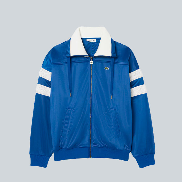 LACOSTE SWEATSHIRT OVERSIZE SATINÉ - BLUE image 0